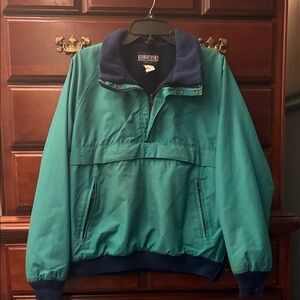 Vintage Land’s End medium pullover quarter zip jacket